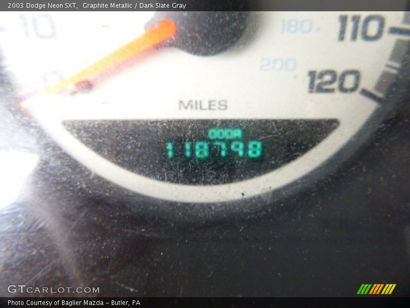 Graphite Metallic / Dark Slate Gray 2003 Dodge Neon SXT