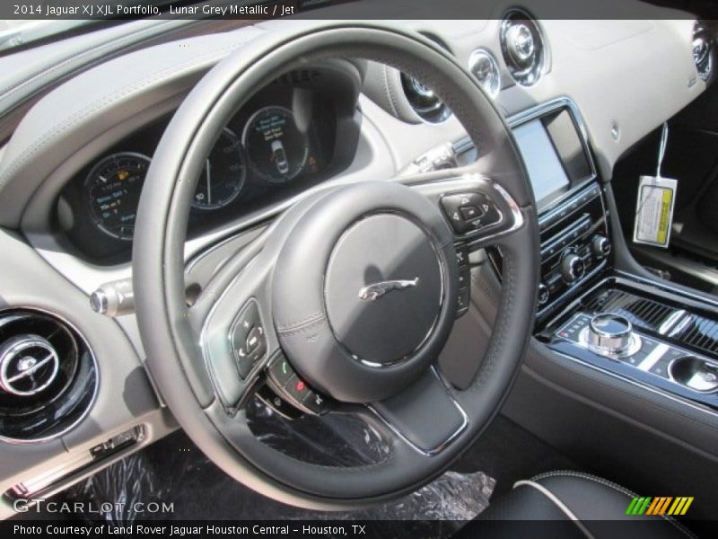 Lunar Grey Metallic / Jet 2014 Jaguar XJ XJL Portfolio