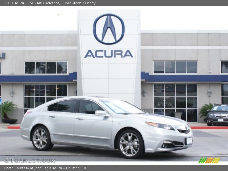 Silver Moon / Ebony 2013 Acura TL SH-AWD Advance