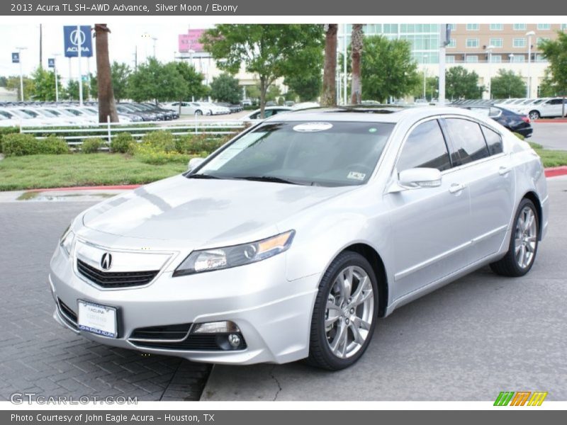 Silver Moon / Ebony 2013 Acura TL SH-AWD Advance