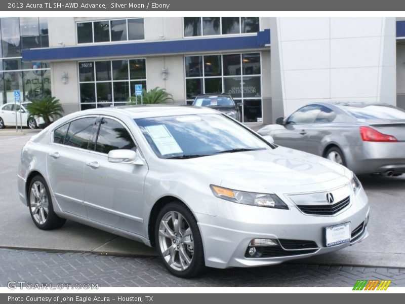 Silver Moon / Ebony 2013 Acura TL SH-AWD Advance