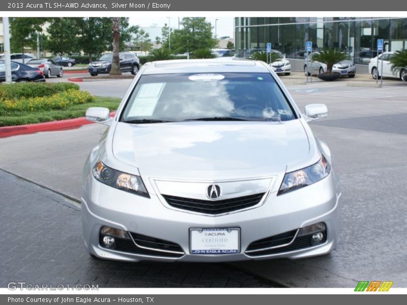 Silver Moon / Ebony 2013 Acura TL SH-AWD Advance