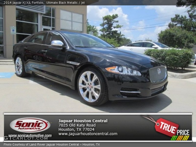 Ultimate Black Metallic / Jet 2014 Jaguar XJ XJL Portfolio
