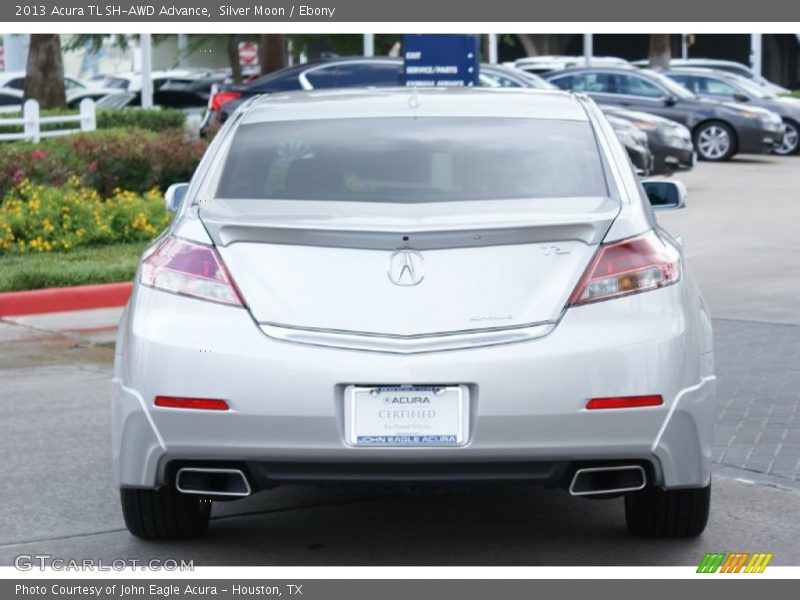 Silver Moon / Ebony 2013 Acura TL SH-AWD Advance