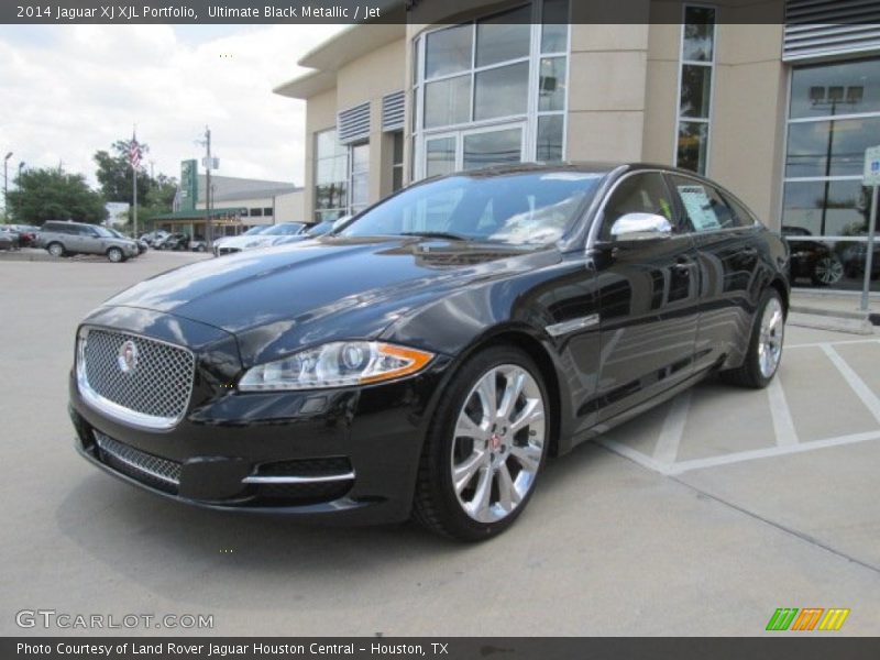 Ultimate Black Metallic / Jet 2014 Jaguar XJ XJL Portfolio