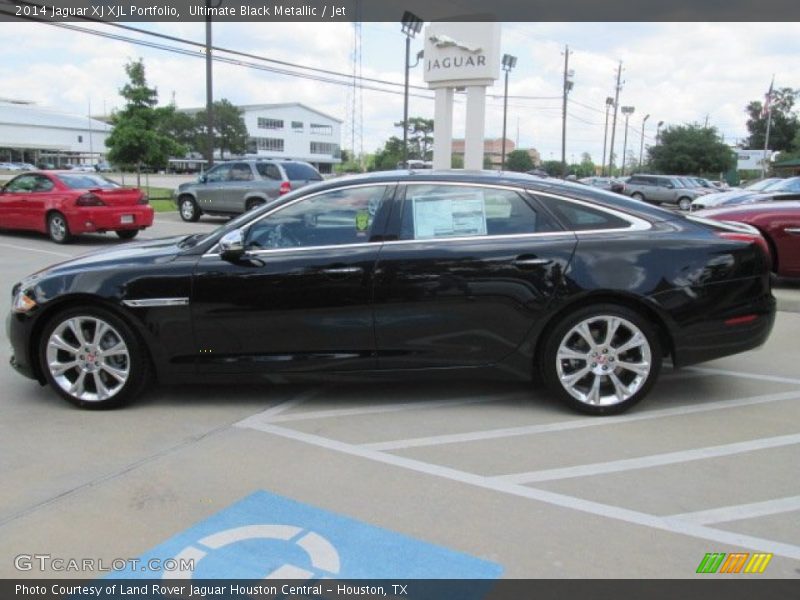 Ultimate Black Metallic / Jet 2014 Jaguar XJ XJL Portfolio