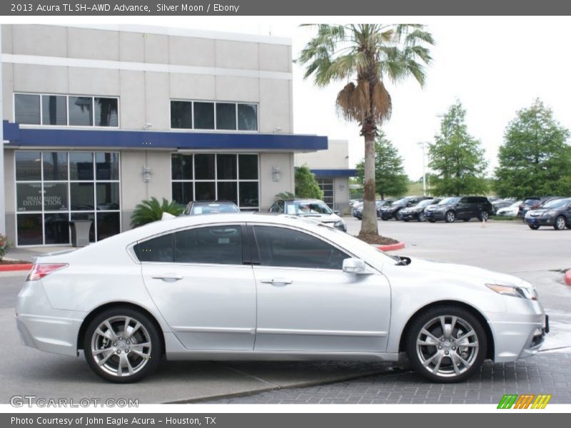 Silver Moon / Ebony 2013 Acura TL SH-AWD Advance