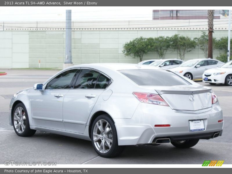 Silver Moon / Ebony 2013 Acura TL SH-AWD Advance