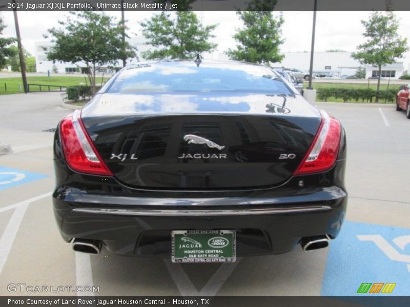Ultimate Black Metallic / Jet 2014 Jaguar XJ XJL Portfolio