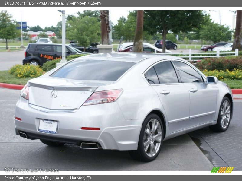 Silver Moon / Ebony 2013 Acura TL SH-AWD Advance