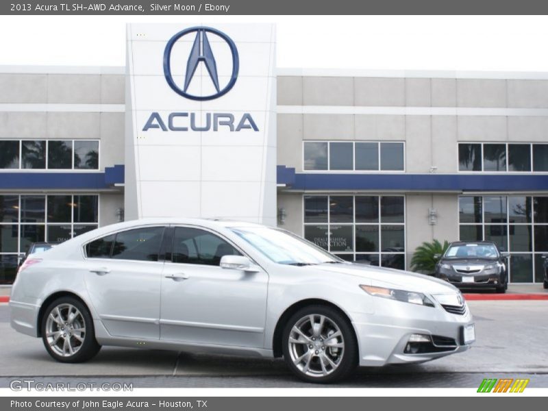 Silver Moon / Ebony 2013 Acura TL SH-AWD Advance