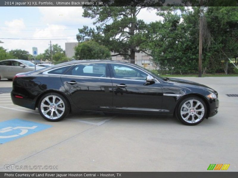 Ultimate Black Metallic / Jet 2014 Jaguar XJ XJL Portfolio