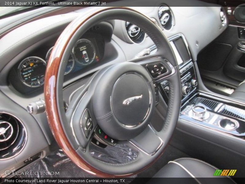 Ultimate Black Metallic / Jet 2014 Jaguar XJ XJL Portfolio