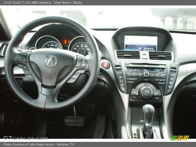 Silver Moon / Ebony 2013 Acura TL SH-AWD Advance