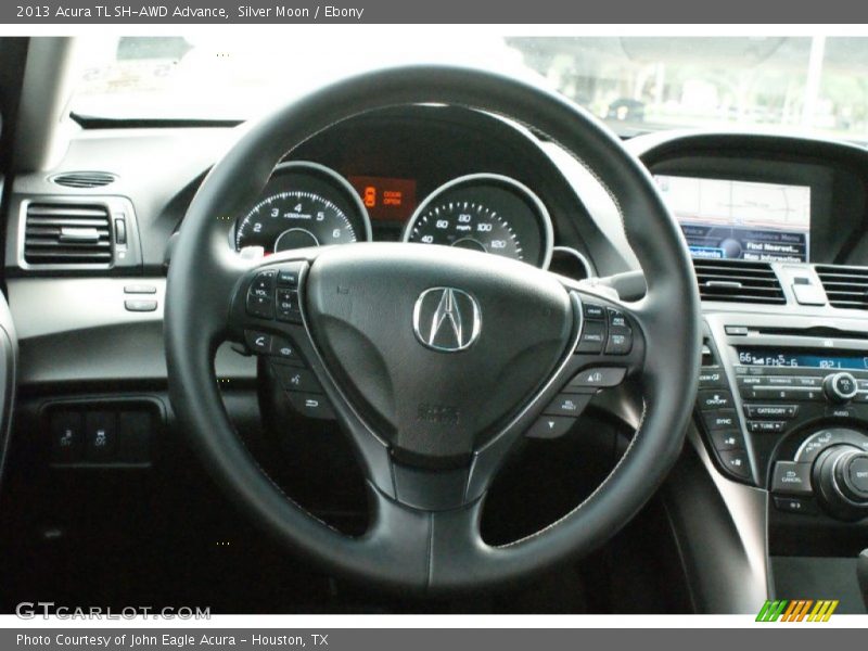 Silver Moon / Ebony 2013 Acura TL SH-AWD Advance