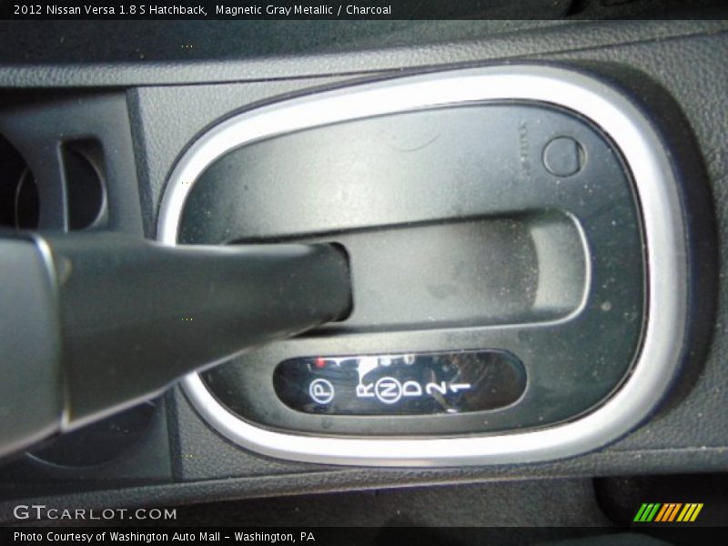 Magnetic Gray Metallic / Charcoal 2012 Nissan Versa 1.8 S Hatchback