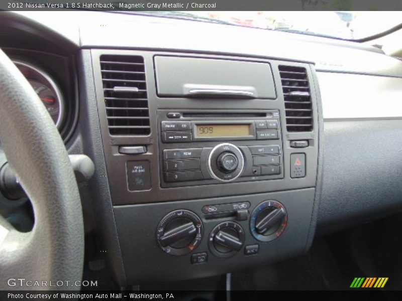 Magnetic Gray Metallic / Charcoal 2012 Nissan Versa 1.8 S Hatchback