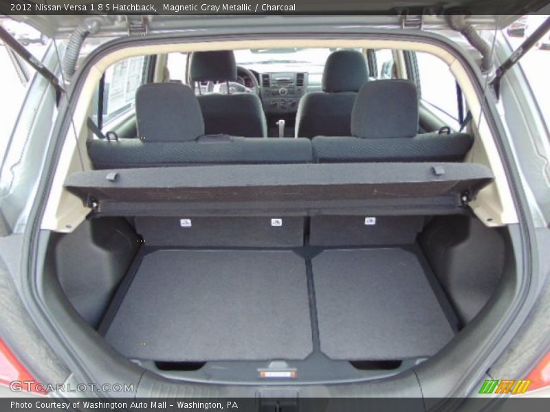 Magnetic Gray Metallic / Charcoal 2012 Nissan Versa 1.8 S Hatchback