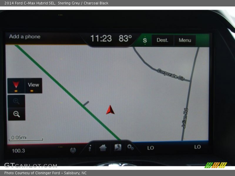 Sterling Grey / Charcoal Black 2014 Ford C-Max Hybrid SEL