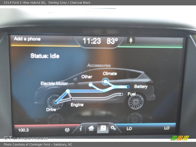 Sterling Grey / Charcoal Black 2014 Ford C-Max Hybrid SEL