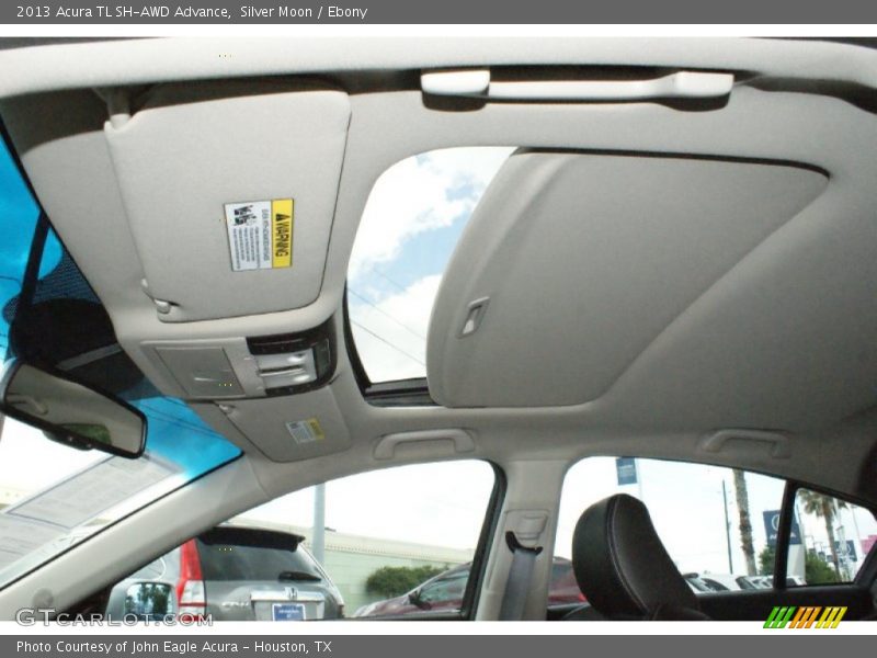 Silver Moon / Ebony 2013 Acura TL SH-AWD Advance