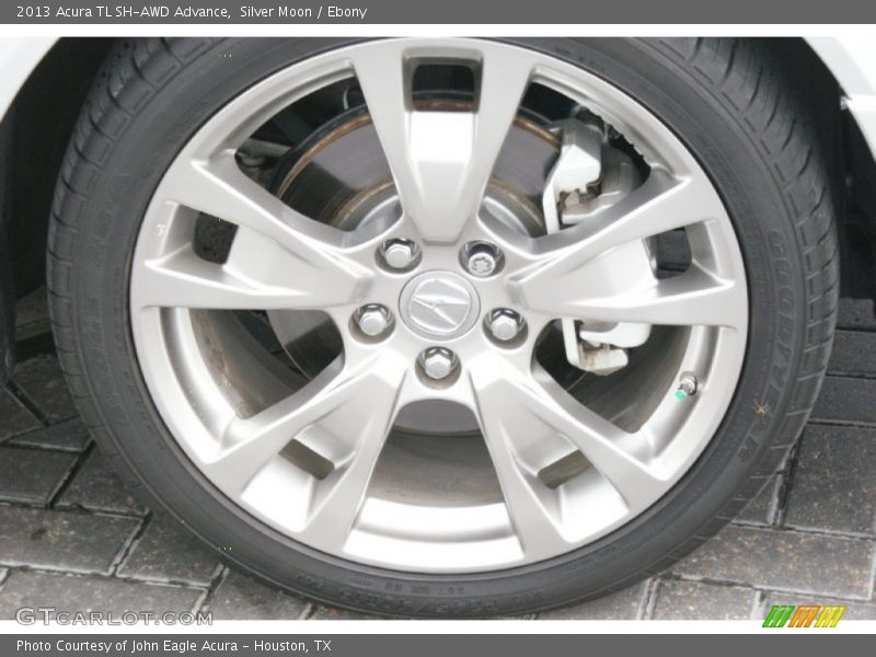 Silver Moon / Ebony 2013 Acura TL SH-AWD Advance