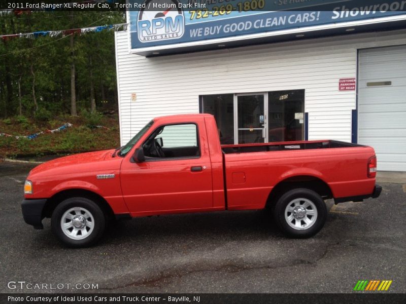Torch Red / Medium Dark Flint 2011 Ford Ranger XL Regular Cab