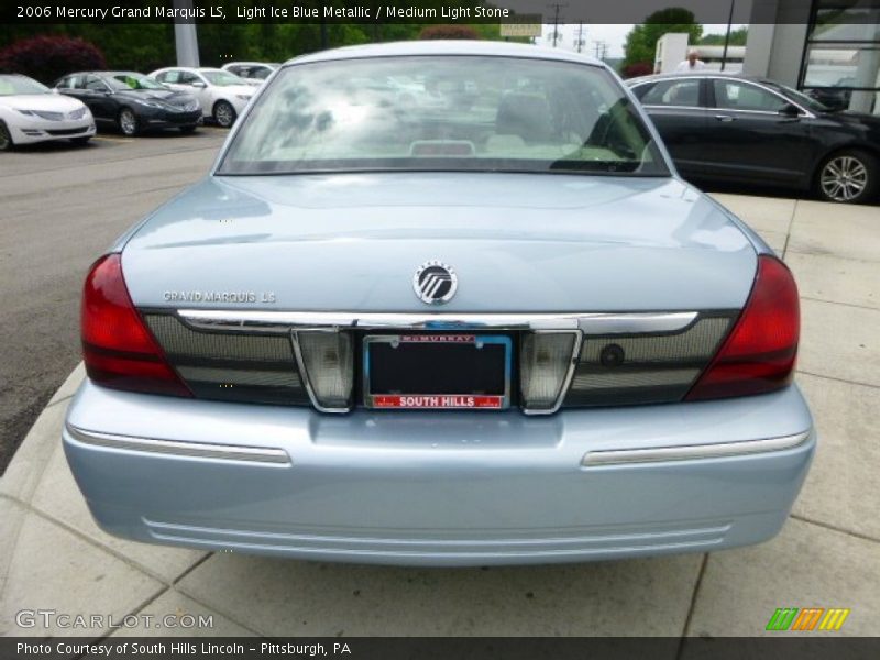 Light Ice Blue Metallic / Medium Light Stone 2006 Mercury Grand Marquis LS