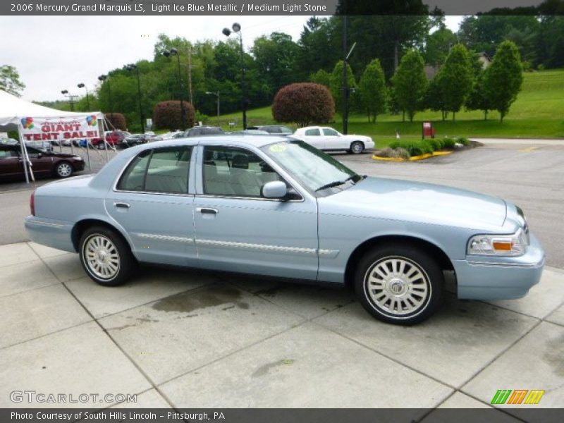 Light Ice Blue Metallic / Medium Light Stone 2006 Mercury Grand Marquis LS