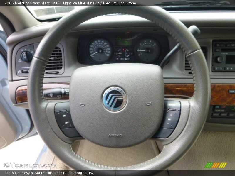 Light Ice Blue Metallic / Medium Light Stone 2006 Mercury Grand Marquis LS