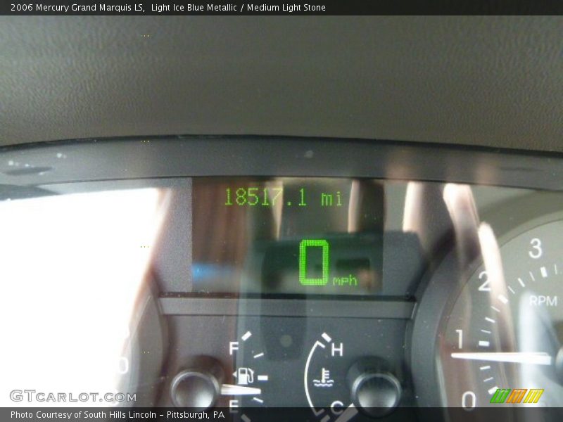 Light Ice Blue Metallic / Medium Light Stone 2006 Mercury Grand Marquis LS