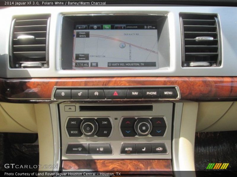 Polaris White / Barley/Warm Charcoal 2014 Jaguar XF 3.0