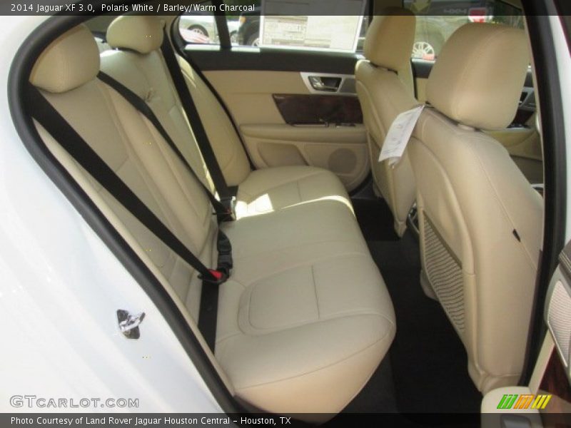 Polaris White / Barley/Warm Charcoal 2014 Jaguar XF 3.0