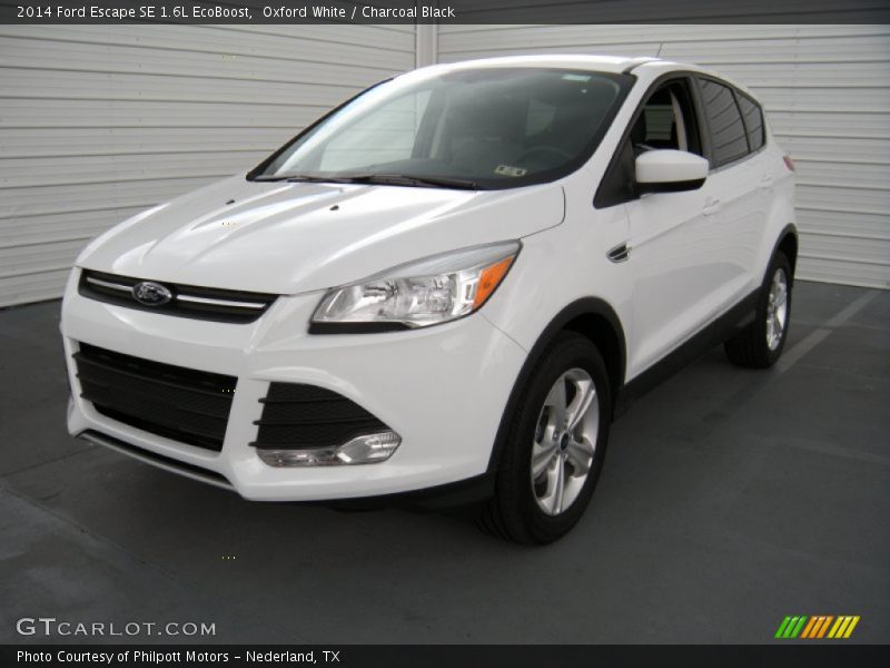 Oxford White / Charcoal Black 2014 Ford Escape SE 1.6L EcoBoost