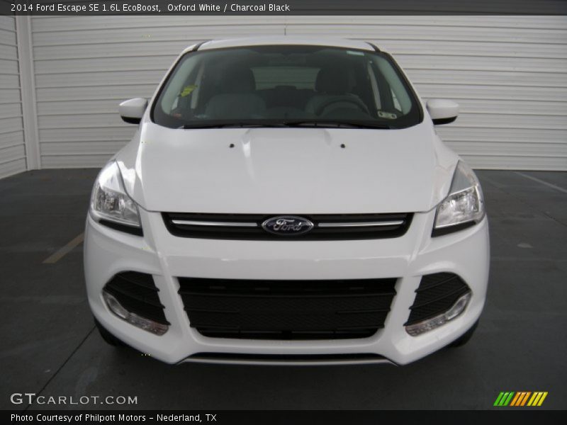 Oxford White / Charcoal Black 2014 Ford Escape SE 1.6L EcoBoost