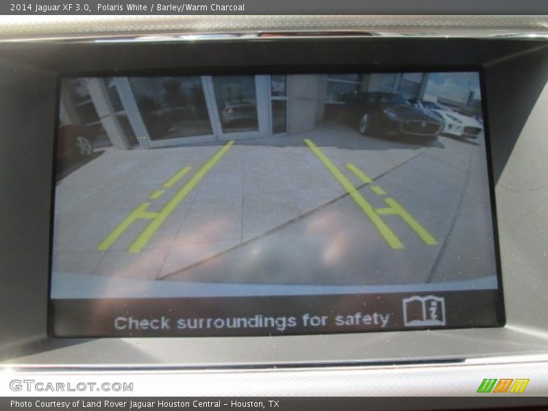 Polaris White / Barley/Warm Charcoal 2014 Jaguar XF 3.0