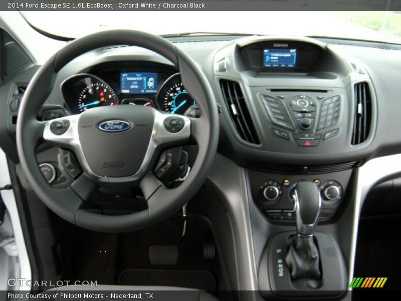 Oxford White / Charcoal Black 2014 Ford Escape SE 1.6L EcoBoost