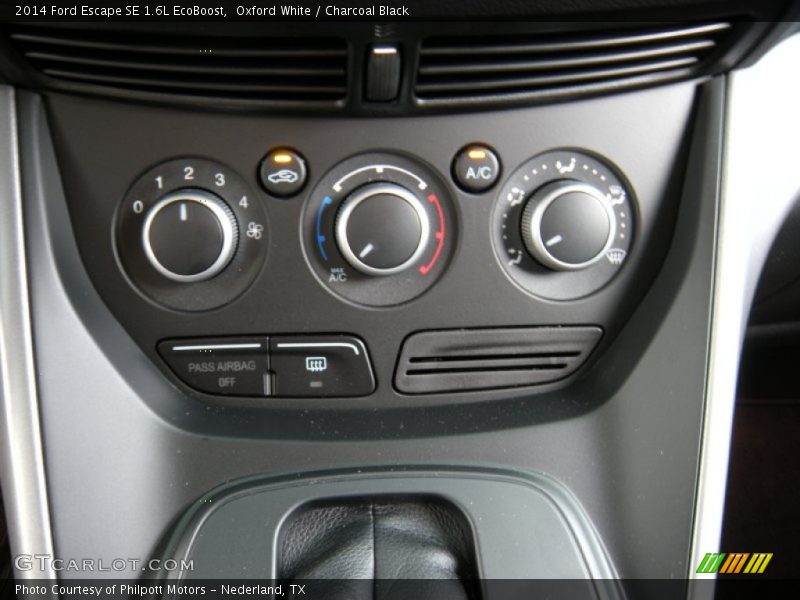 Oxford White / Charcoal Black 2014 Ford Escape SE 1.6L EcoBoost