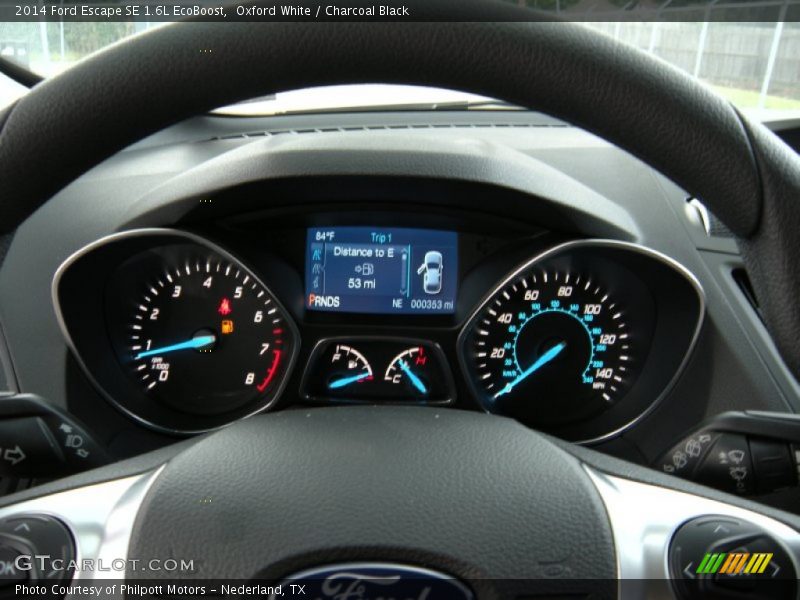 Oxford White / Charcoal Black 2014 Ford Escape SE 1.6L EcoBoost