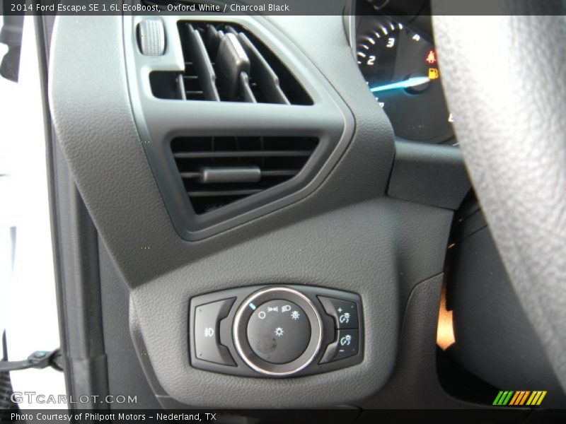 Oxford White / Charcoal Black 2014 Ford Escape SE 1.6L EcoBoost