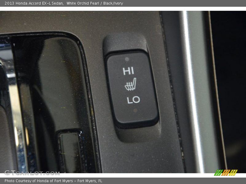 White Orchid Pearl / Black/Ivory 2013 Honda Accord EX-L Sedan