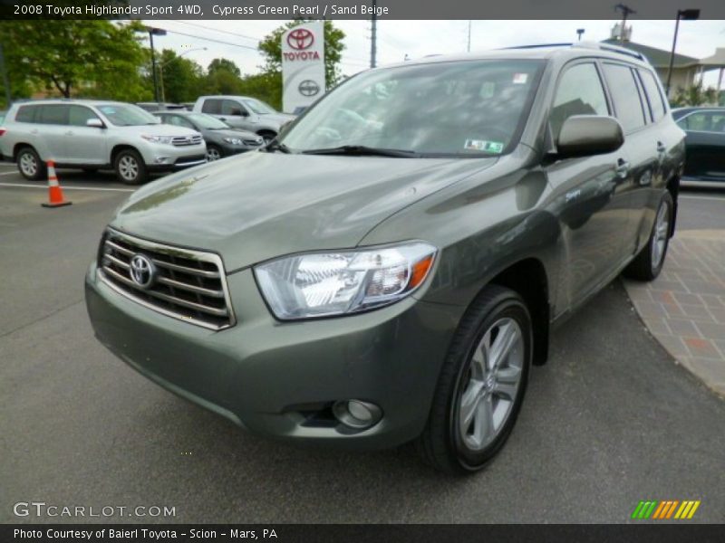 Front 3/4 View of 2008 Highlander Sport 4WD