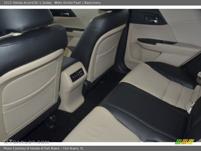 White Orchid Pearl / Black/Ivory 2013 Honda Accord EX-L Sedan