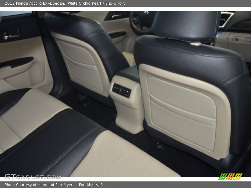 White Orchid Pearl / Black/Ivory 2013 Honda Accord EX-L Sedan