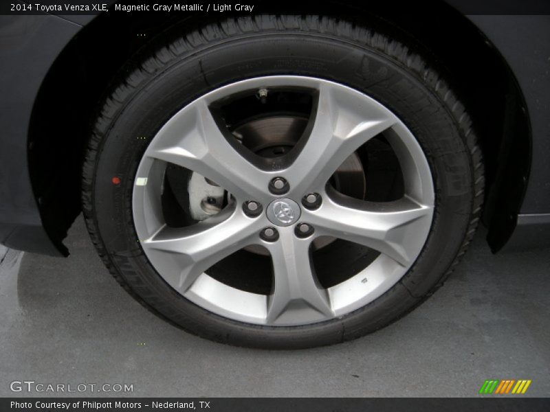 Magnetic Gray Metallic / Light Gray 2014 Toyota Venza XLE