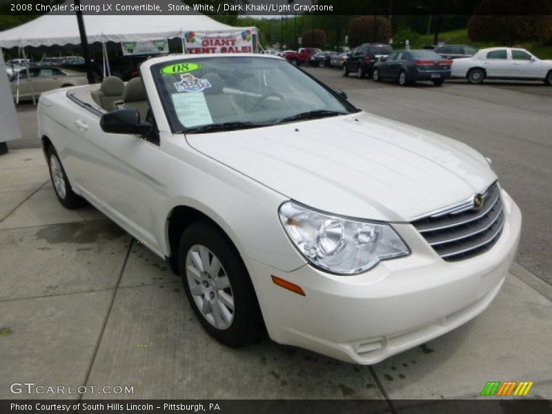 Front 3/4 View of 2008 Sebring LX Convertible