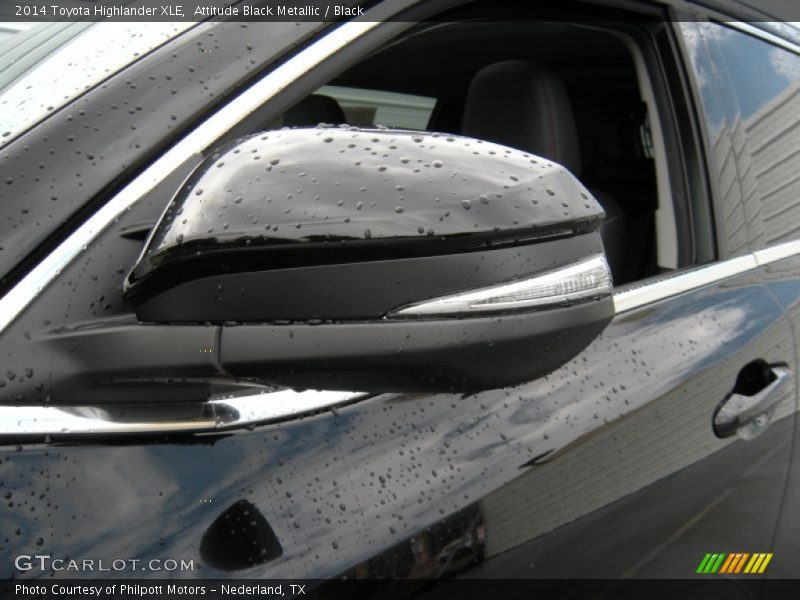 Attitude Black Metallic / Black 2014 Toyota Highlander XLE