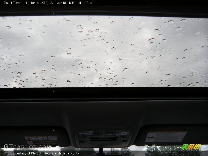 Attitude Black Metallic / Black 2014 Toyota Highlander XLE