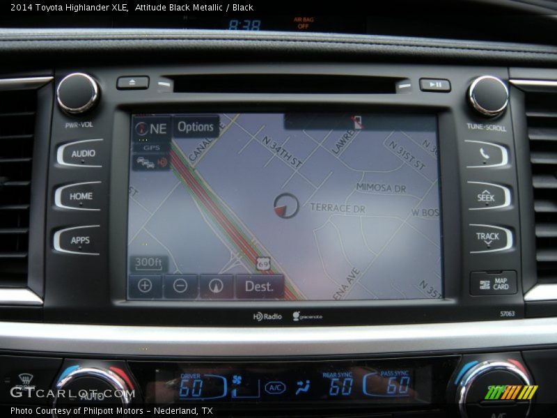 Attitude Black Metallic / Black 2014 Toyota Highlander XLE
