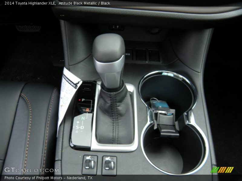 Attitude Black Metallic / Black 2014 Toyota Highlander XLE